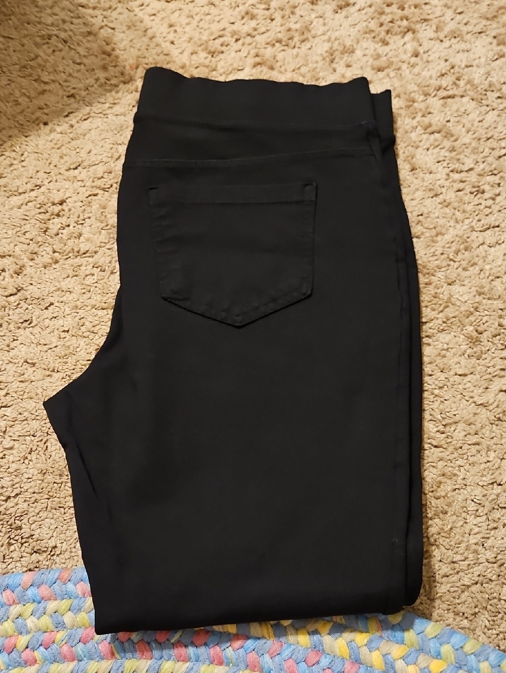 Sky Black Pull-On Skinny Jeggings